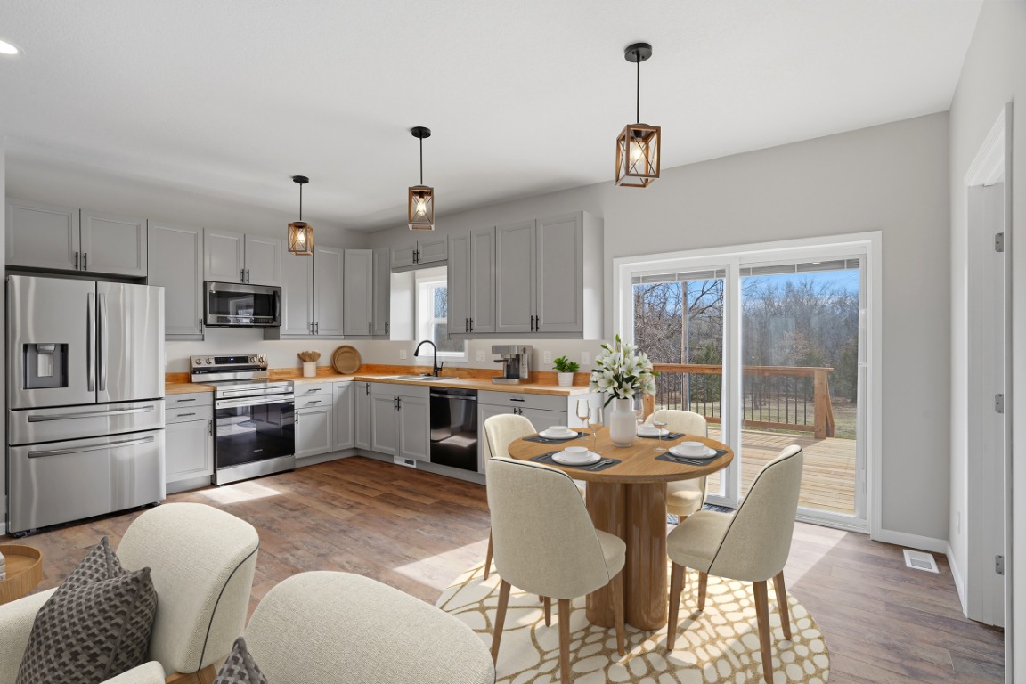 Kitchen renovation with soft gray cabinetry